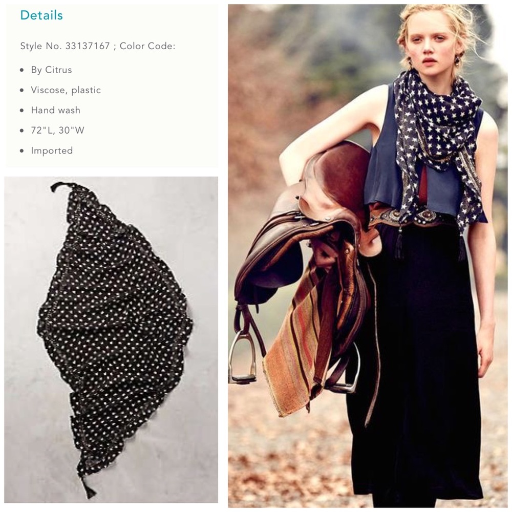 Anthro “Spangled Scarf” by Citrus - Picture 2 of 8
